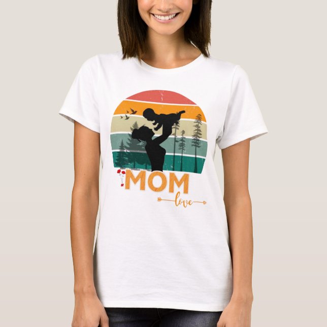 Mors dag Dam T-Shirt (Framsida)