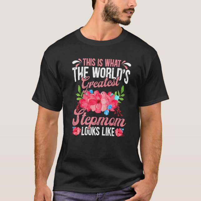 Mors dag Det här är vad Världsmästare Stepmamma är T Shirt (Framsida)