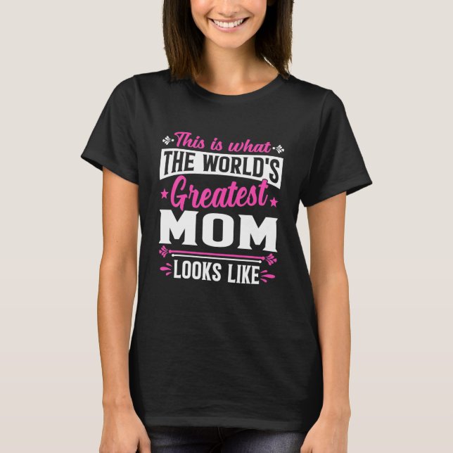 Mors dag Detta är vad Världsmästare Mamma T Shirt (Framsida)