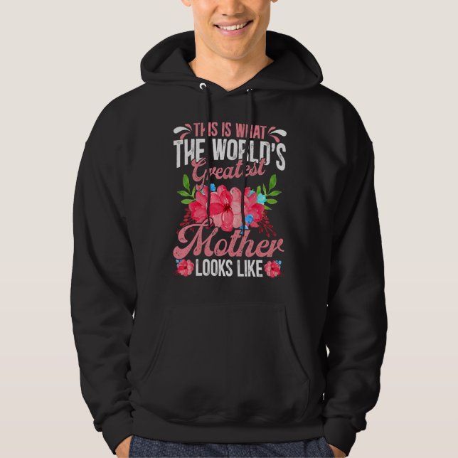 Mors dag Detta är vad Världsmästare Mor Hoodie (Framsida)