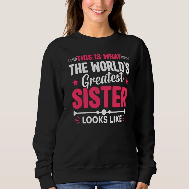 Mors dag Detta är vad Världsmästare syster är T Shirt (Framsida)