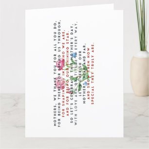 mors dag dikt och blommor tack kort