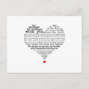 Mors dag dikt vykort