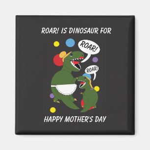 Mors dag Dinosauriedotter Personalize Magnet