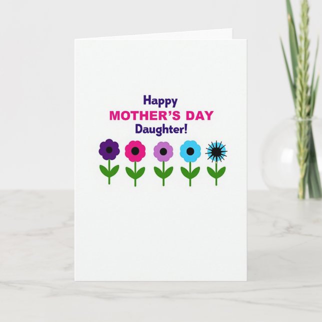 Mors dag Dotter Enkel Kort (Framsida)