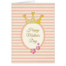 Mors dag-drottning hälsningskort