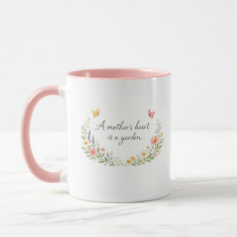 Mors dag Elegant blomma Mugg