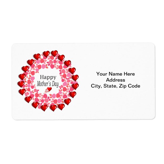 Mors dag-etiketter fraktsedel (Framsidan)