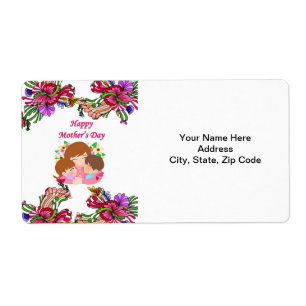 Mors dag-etiketter fraktsedel