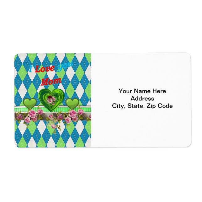 Mors dag-etiketter fraktsedel (Framsidan)