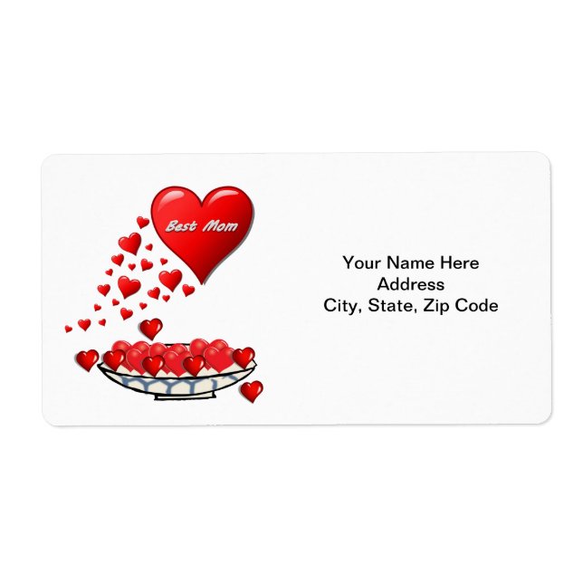 Mors dag-etiketter fraktsedel (Framsidan)