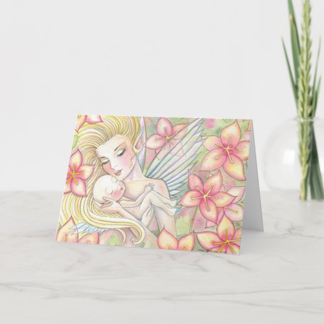 Mors dag Fairy Card, jag Forever love dig Kort (Framsida)