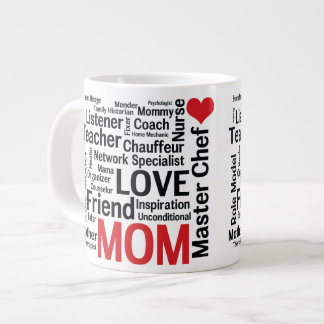 Mors dag Fantastisk, flertalad Toppen Mamma Jumbo Mugg