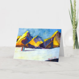 Mors dag färglöst liggande helgkort