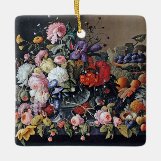 Mors dag Flower Vas Art Julgransprydnad Keramik (Framsida)