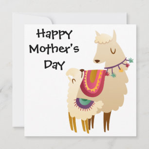 Mors dag för AlpacaLlamamammor Julkort