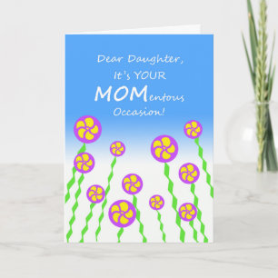Mors dag för dotter, MOMentous Tillfälle Pun Kort