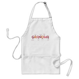 Mors dag för Grandma Personlig Apron Förkläde
