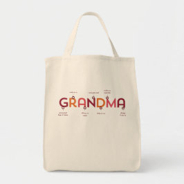 Mors dag för Grandma Personlig Tote Bag Tygkasse