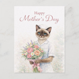 Mors dag för kattälskare från sjuksköterska vykort