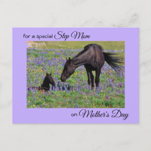 Mors dag för Mamma Mare & Foal Photo (fotfoto) Vykort