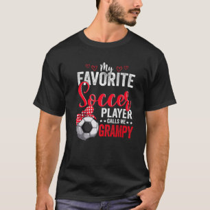 Mors dag fotbollsspelare Grampy American Sport So T Shirt