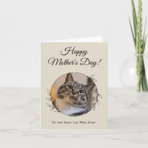 Mors dag Foto Katt Mamma Världens Bästa Någonsin H Kort