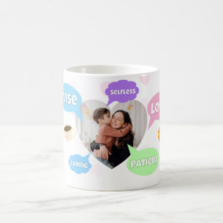 Mors dag Foto Ord Moln Bästa Mamma Mor Kaffemugg