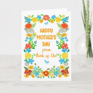 Mors dag från Förenta staternas båda Söt Blommigt Kort