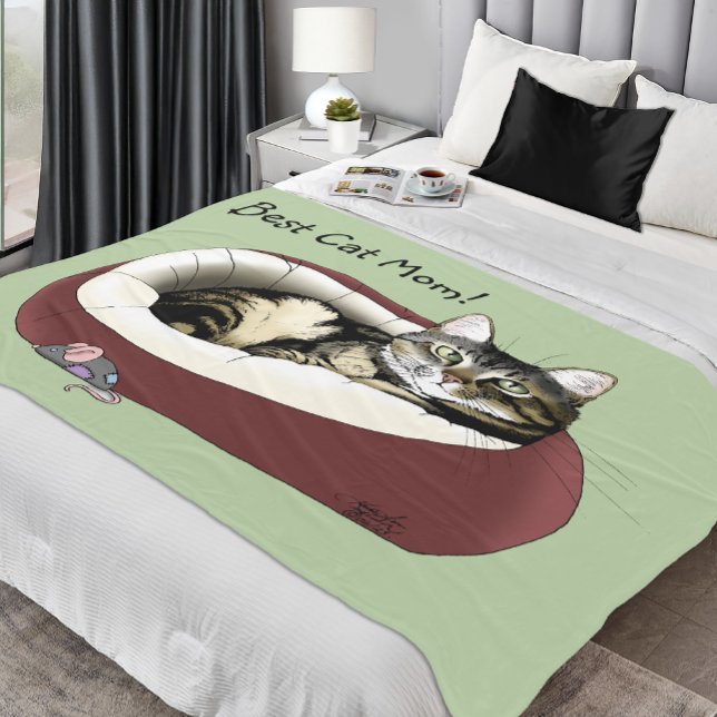 Mors dag från Kat Fleecefilt (Skapare uppladdad)