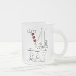 Mors dag frostat glas Mugg
