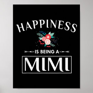 Mors dag Funny Humor Cute Graphic Quote Mimi Poster