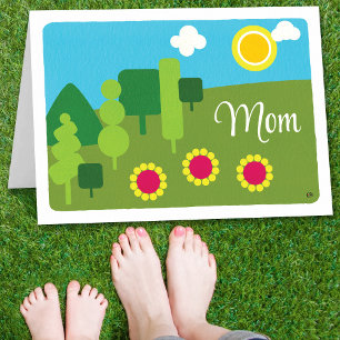 Mors dag Garden Flower Kort