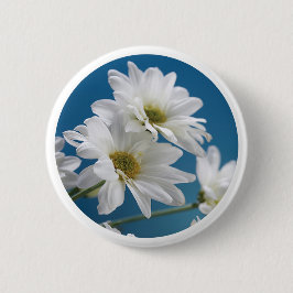 Mors dag Garden från Kärlek, Daisy, Blå himmel Knapp