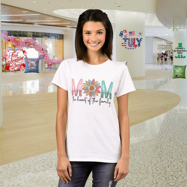 Mors dag ’Garden of Kärlek’ T-shirt (Skapare uppladdad)