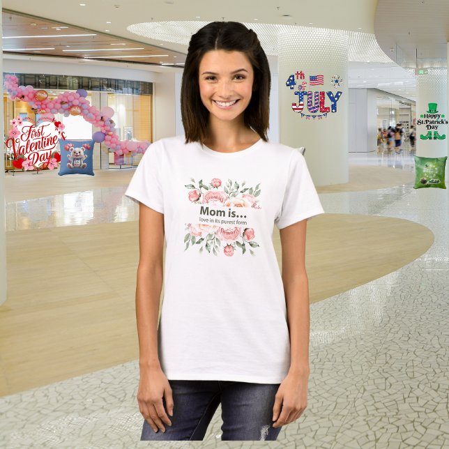 Mors dag ’Garden of Kärlek’ T-shirt (Skapare uppladdad)