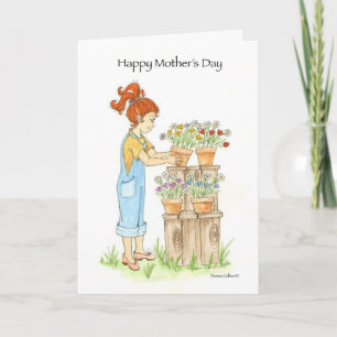 mors dag Garden Pots Kort