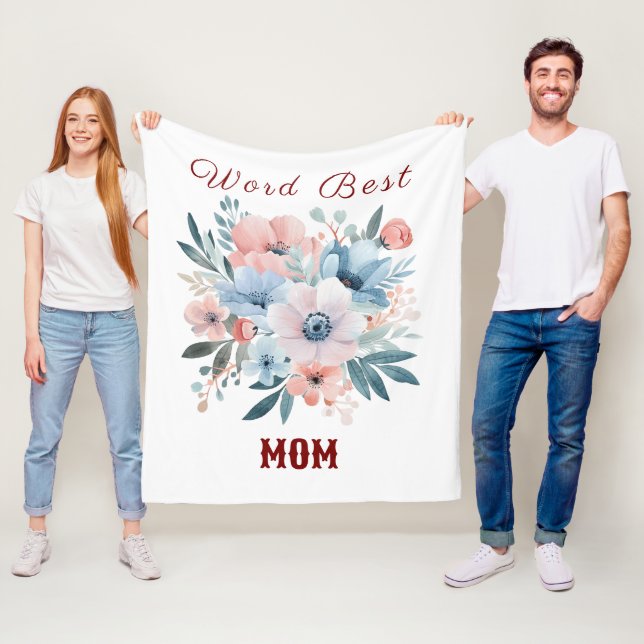 mors dag-gåva fleecefilt (På plats)