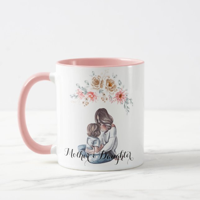 Mors dag-gåva för Mamma, Personlig Mamma Mugg (Vänster)