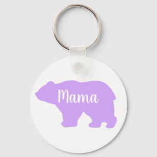 Mors dag-gåva från Cute Mamma björnbjörn Nyckelring