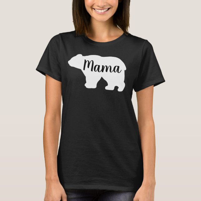Mors dag-gåva från Cute Mamma björnbjörn T Shirt (Framsida)