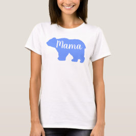 Mors dag-gåva från Cute Mamma har blå design T Shirt