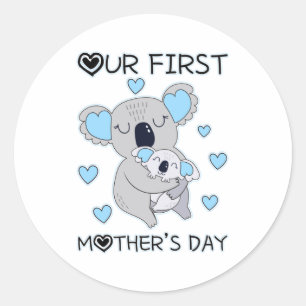 mors dag gåva från Kala Mors dag till Mamma Runt Klistermärke