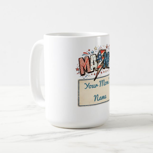 mors dag-gåvor - mamma  kaffemugg (Framsida vänster)