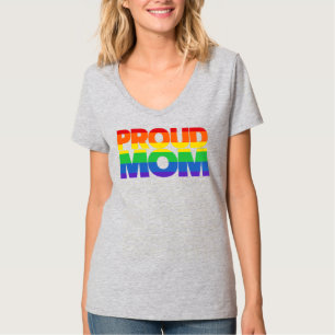 Mors dag Gay pride Proud Mamma HBT-förälder T Shirt