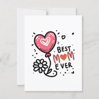 Mors dag Gift | Bästa Mamma någonsin Vykort
