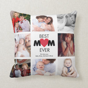 Mors dag Gift BEST MAMMA EVER Anpassningsbar Photo Kudde