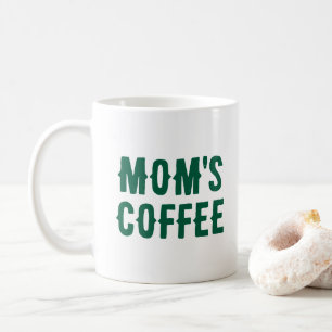 Mors dag Gift från dotterns son-offerts Grönt Kaffemugg