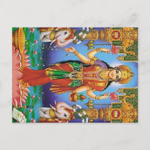 Mors dag Gift Ideas Hindu Goddess Postcar Vykort