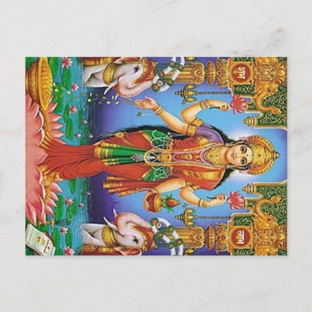 Mors dag Gift Ideas Hindu Goddess Postcar Vykort (Framsida)